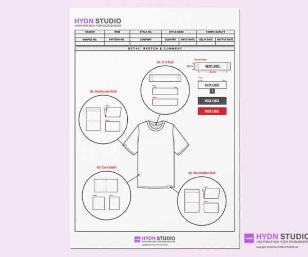 ArtStation - (Design Source) Clothing Neck Label Design Vector Bundle