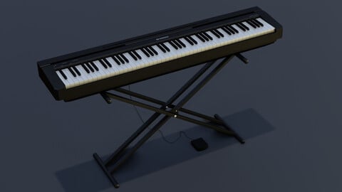 KEYBOARD LOW POLY GAME READY