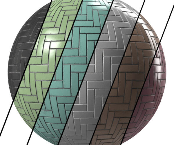 ArtStation Tiles Materials 43 Ceramic Glass Tiles Pbr 4k Seamless