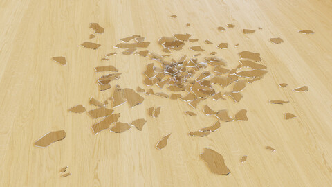 Broken Glass Debris - Large