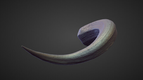 HORN21 high poly sculpt