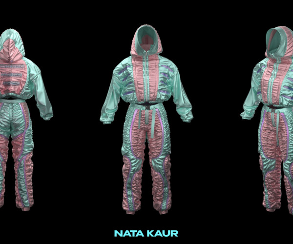 ArtStation - Cyber Sportwear Suit/ Clo 3d/ Marvelous Designer+ OBJ+FBX ...