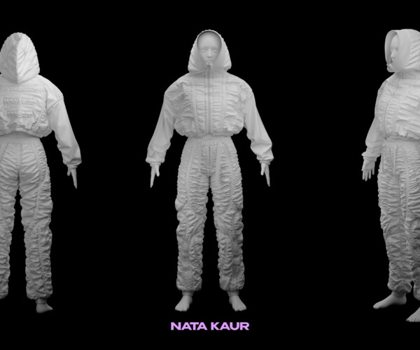 ArtStation - Cyber Sportwear Suit/ Clo 3d/ Marvelous Designer+ OBJ+FBX ...