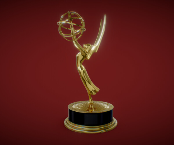 ArtStation The Emmy Awards Statuette Trophy Resources