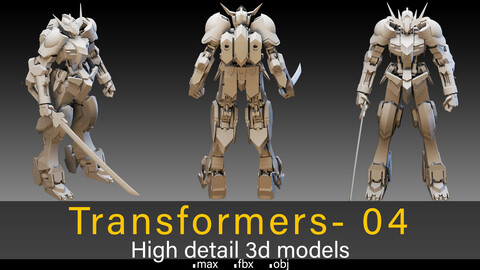 Transformers- 04- High detail 3d models