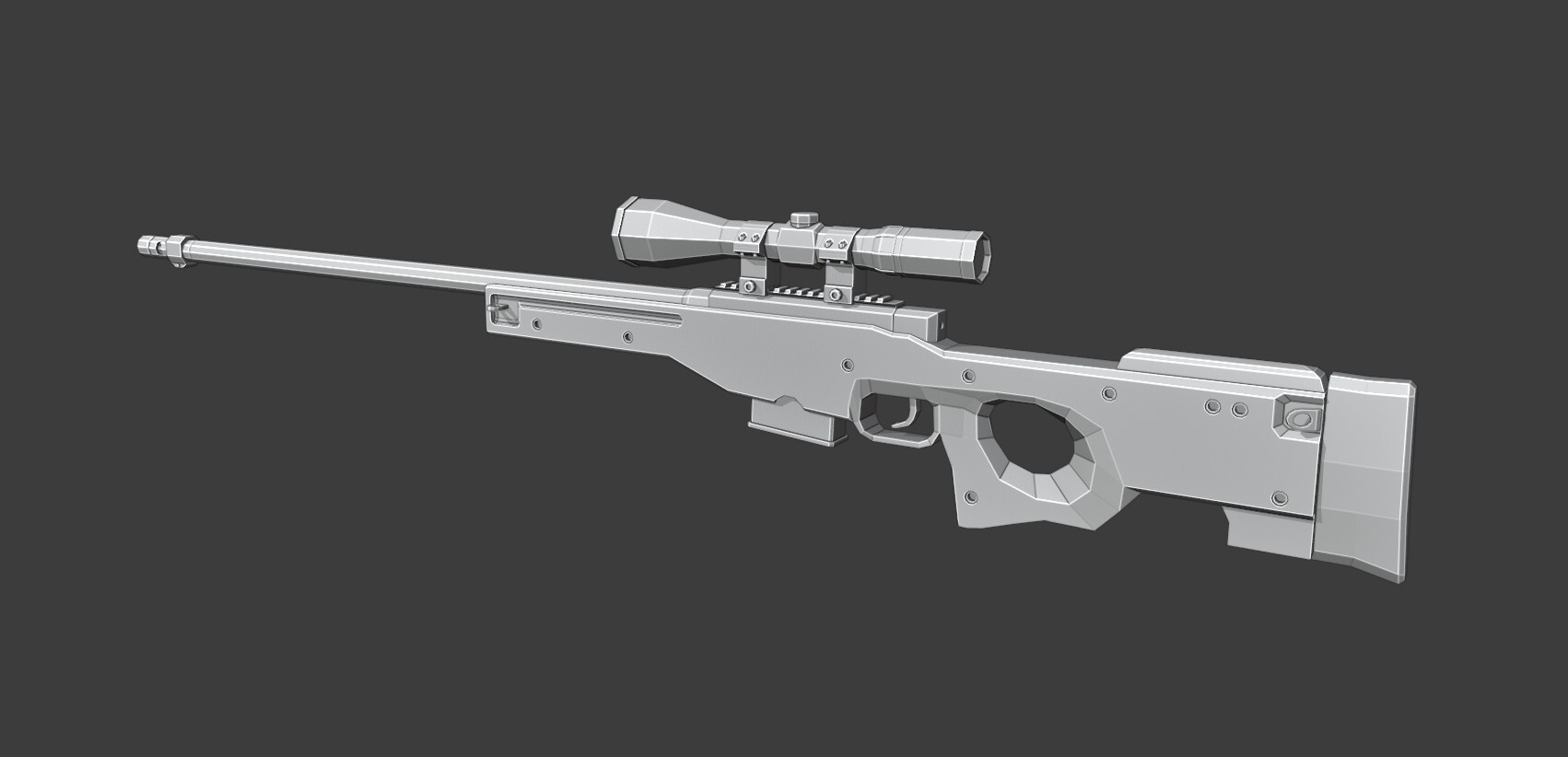 ArtStation - AWP Low Poly | Game Assets