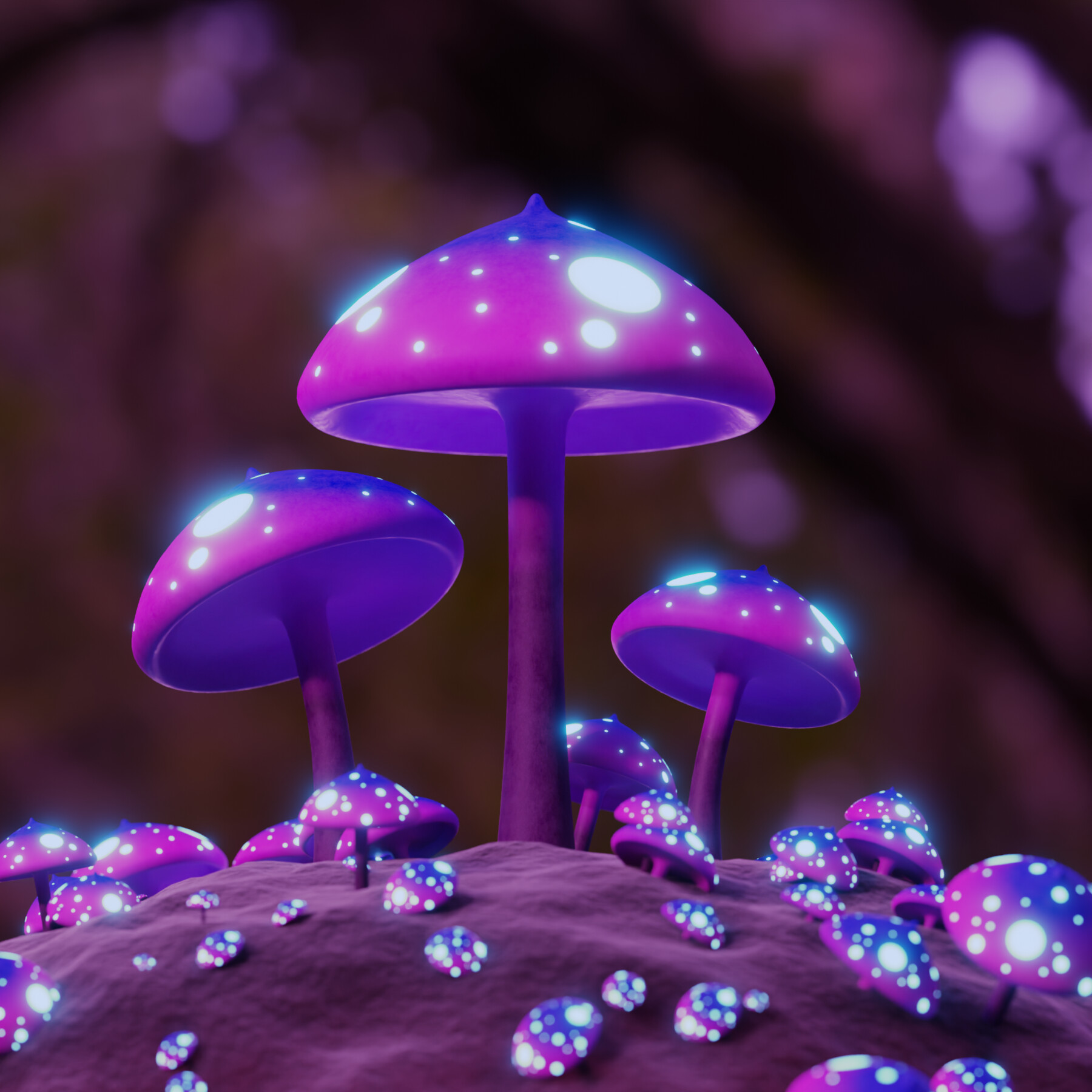 ArtStation - Glowing Mushroom | Game Assets