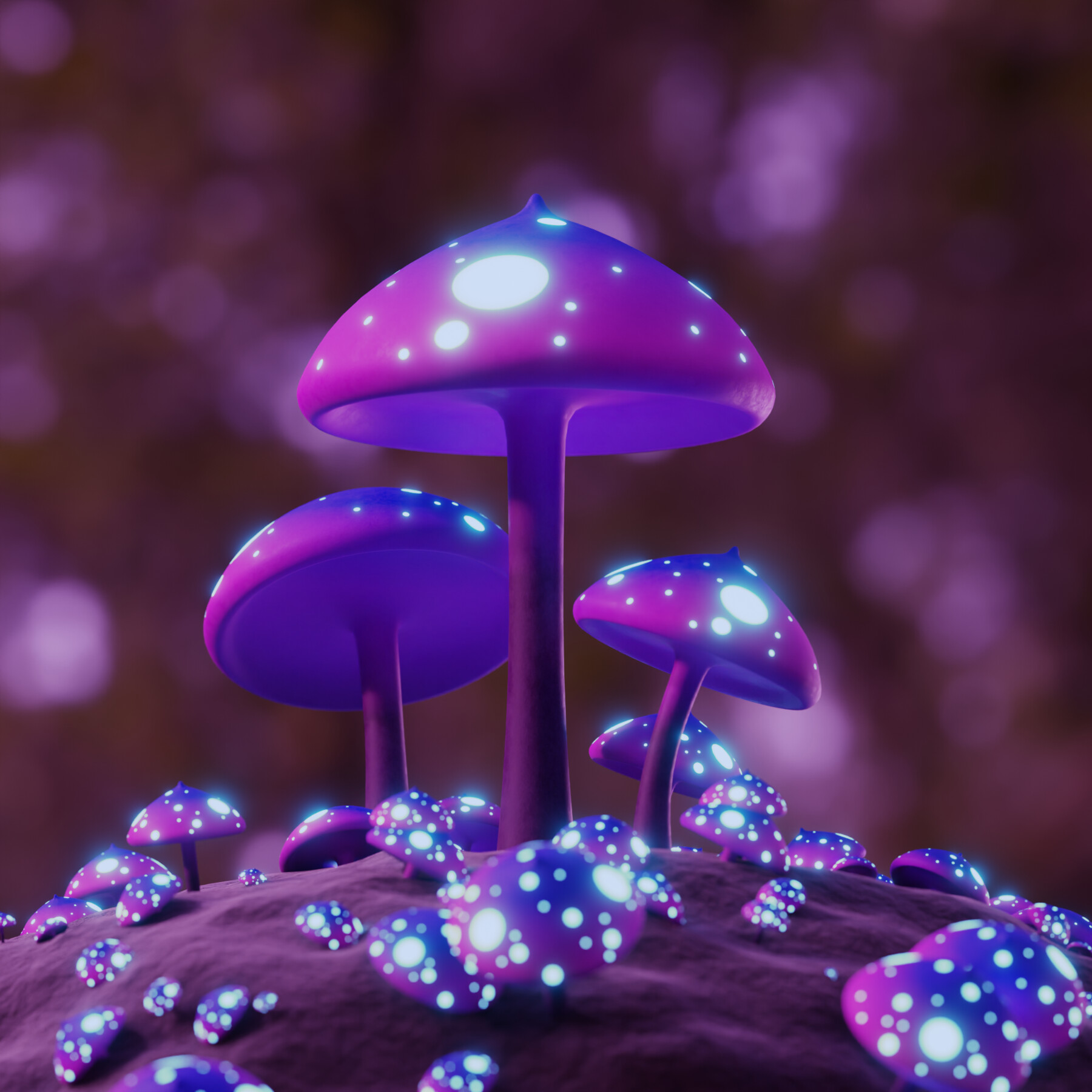 ArtStation - Glowing Mushroom | Game Assets