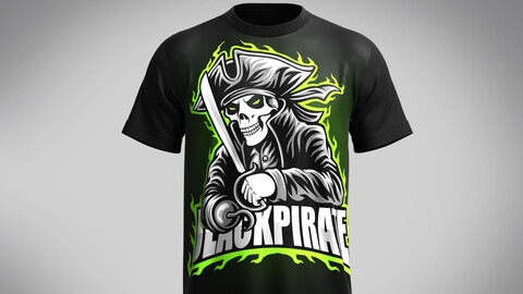 T-Shirt BLACKPIRATE