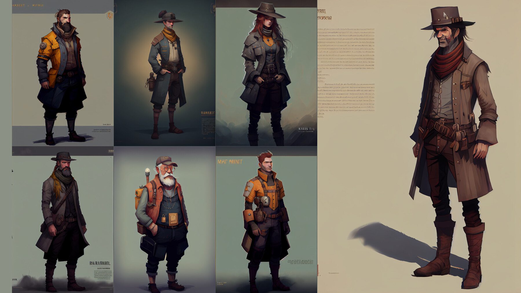 ArtStation - 200 Character concept Illustration Pack Vol.02 | Artworks