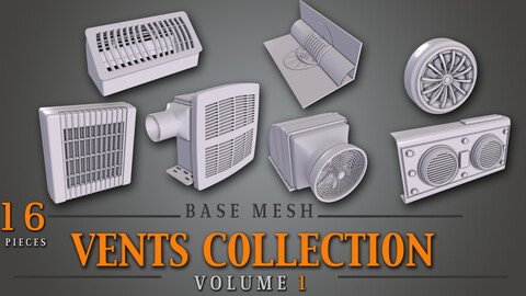Vents Collection VOL.1 - Base Mesh
