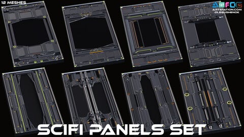 SciFi Panels set