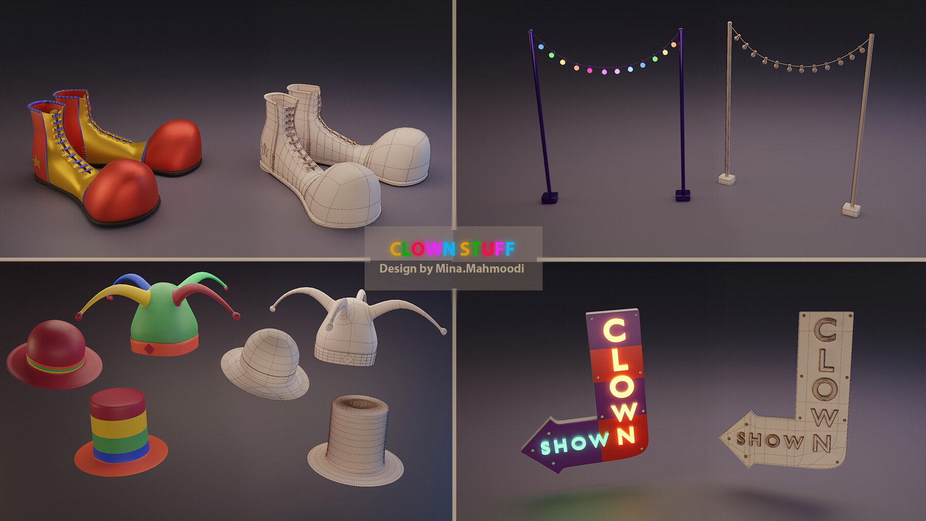 ArtStation - Clown Stuff | Game Assets