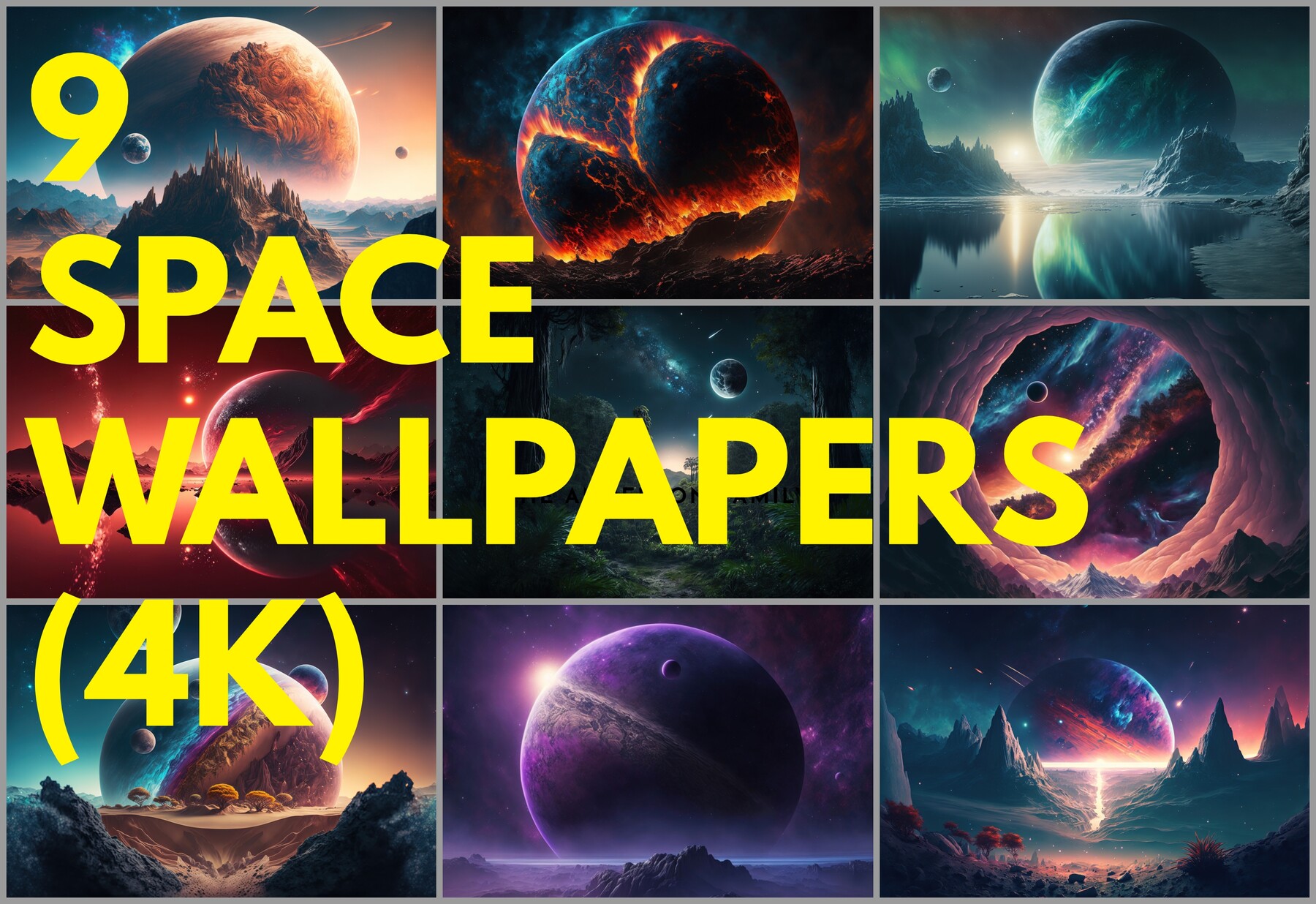 ArtStation - 4K Beautiful Space Wallpapers, Landscapes, Galaxy | Artworks