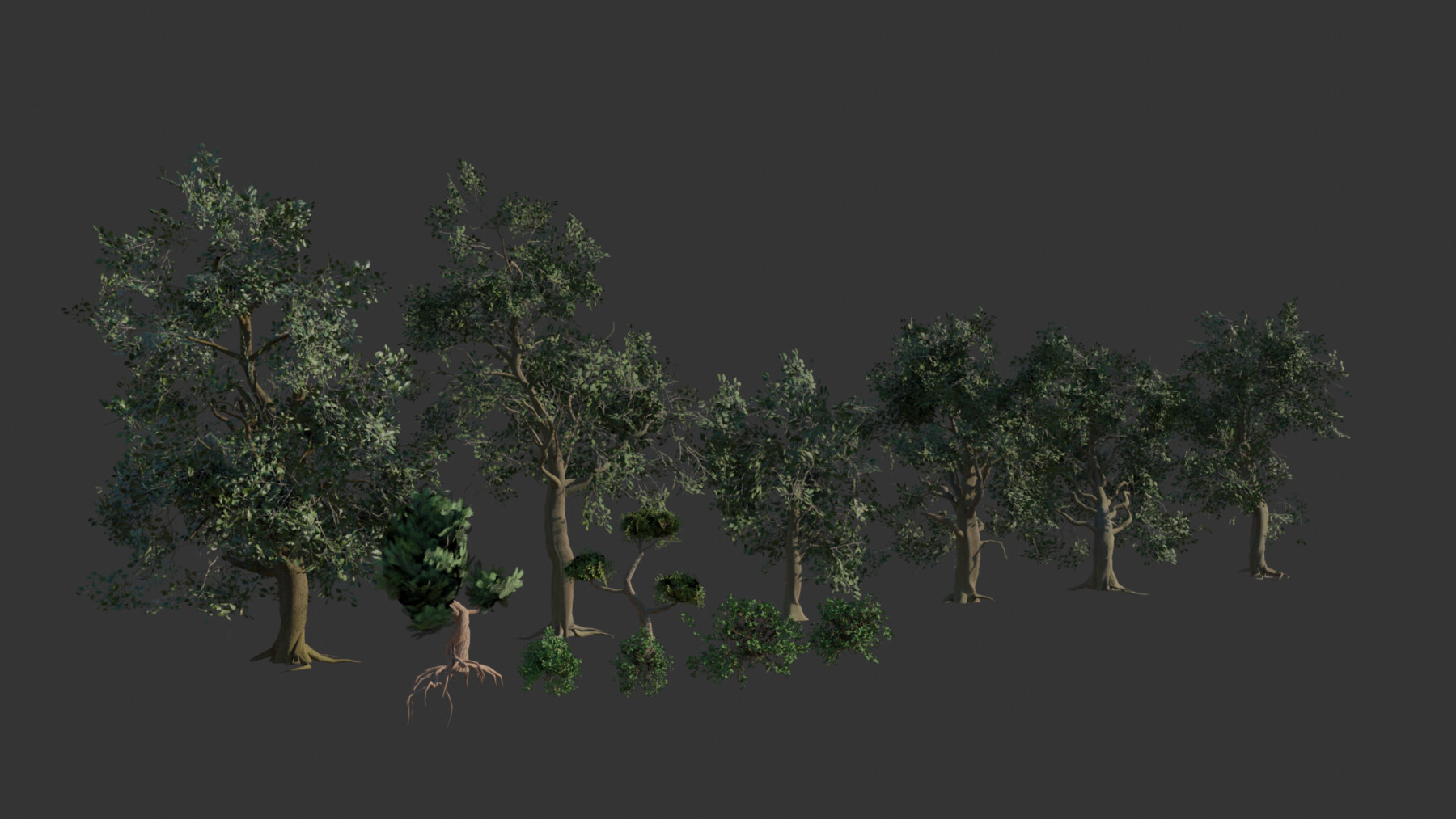 ArtStation - Tree package | Game Assets