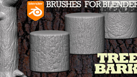 Blender Brush Pack-Tree Bark
