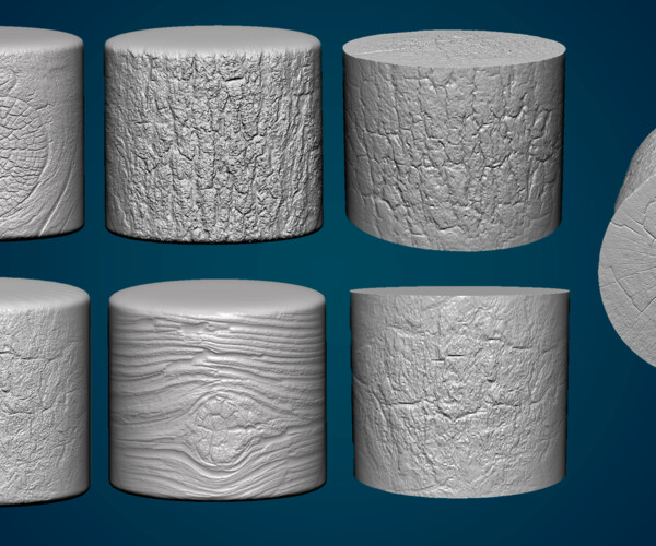 ArtStation Blender Brush PackTree Bark Brushes
