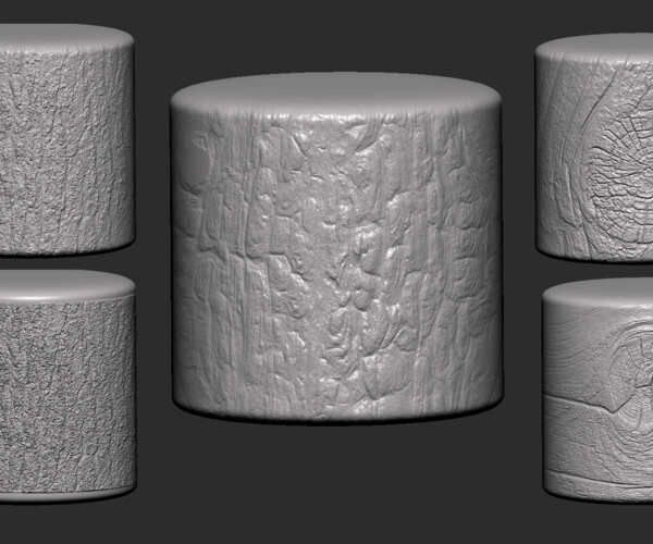 ArtStation Blender Brush PackTree Bark Brushes