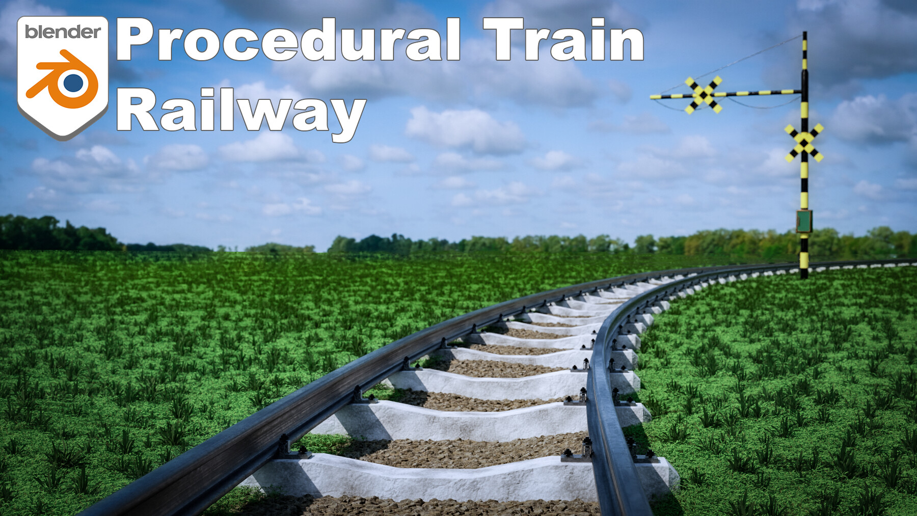 ArtStation - Procedural Train Railway Track | Resources