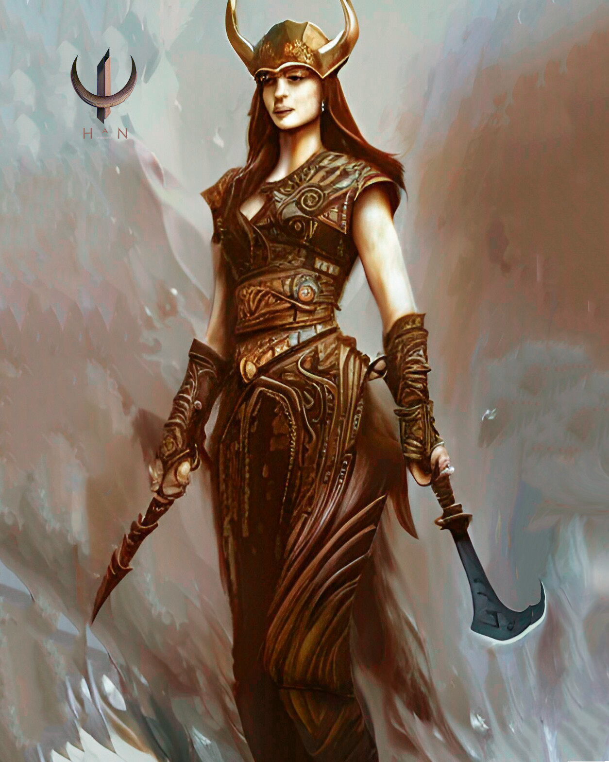 ArtStation viking girl Artworks