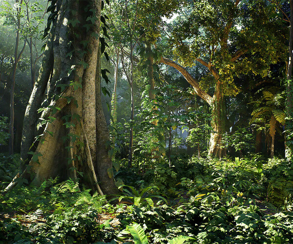 ArtStation - Unreal PCG Jungle Generator