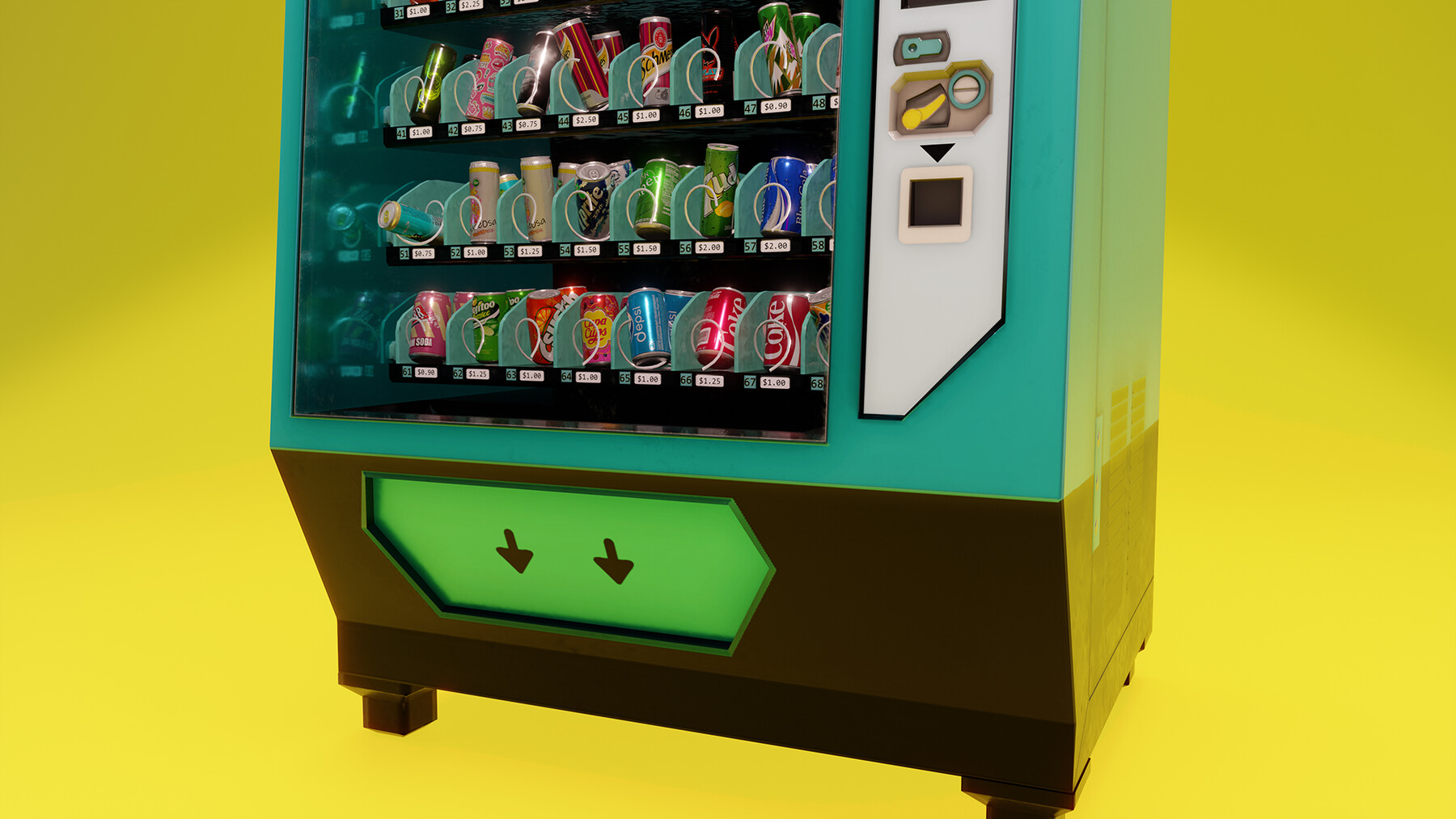 ArtStation Vending machine Game Assets