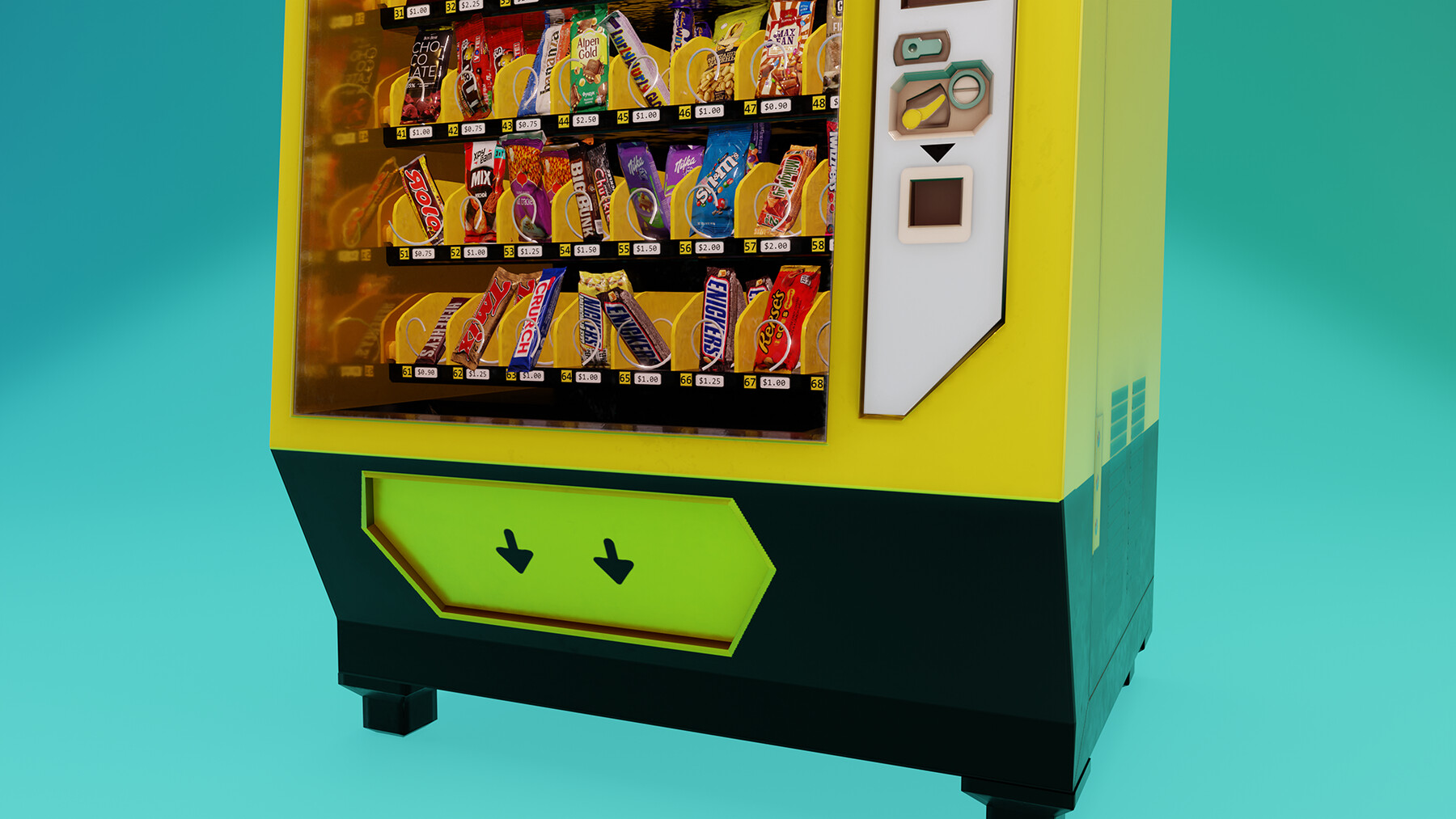 ArtStation Vending machine Game Assets
