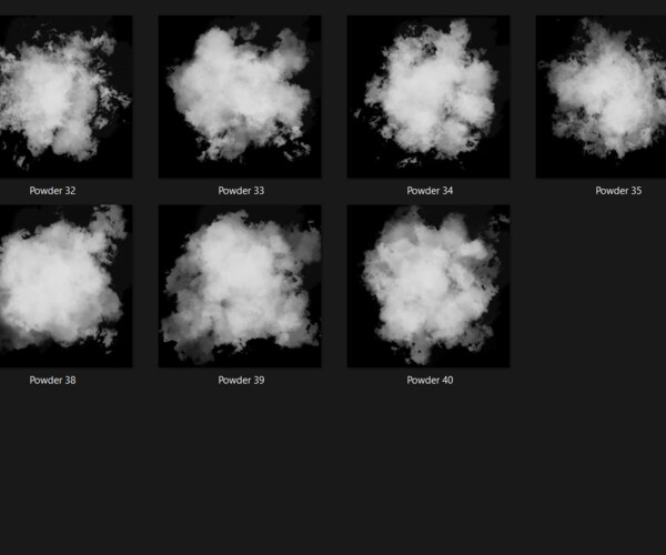 ArtStation - Powder 300 Alpha Patterns 2K Size Full Pack | Brushes