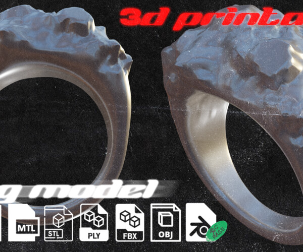 ArtStation - Printable ring model | Resources