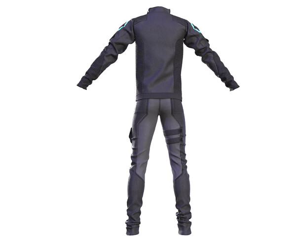 ArtStation - Scifi futuristic male outfit scifi jacket shirt pants ...