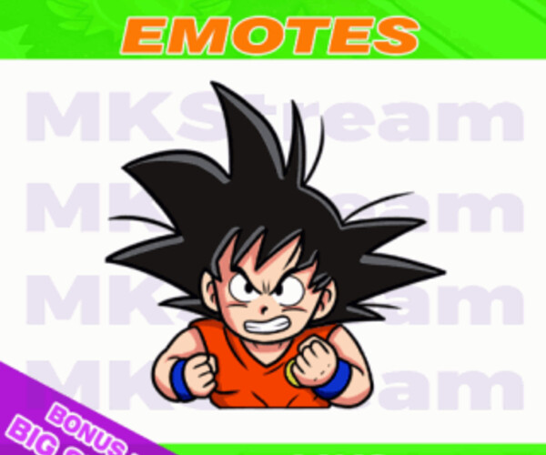 ArtStation - Twitch animated dragon ball kid goku rage angry | Artworks