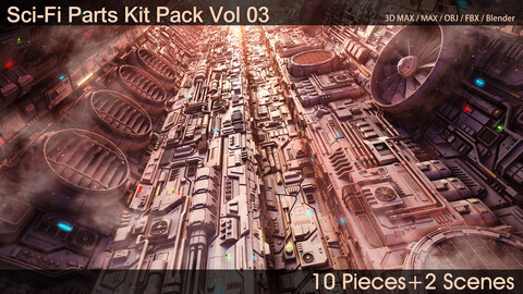 Sci-Fi Parts Kit Pack Vol 03