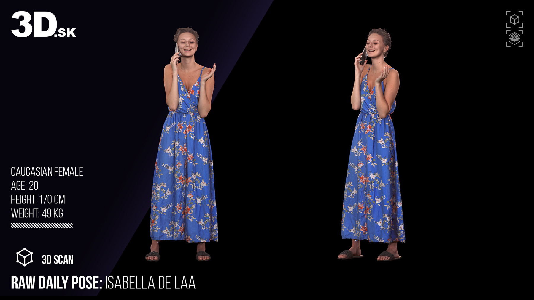 3d Sk Raw Daily Pose Isabella De Laa Dressed Mobile