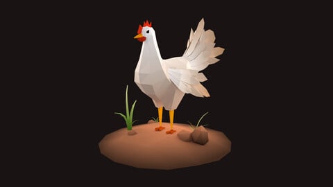 Low poly Chicken