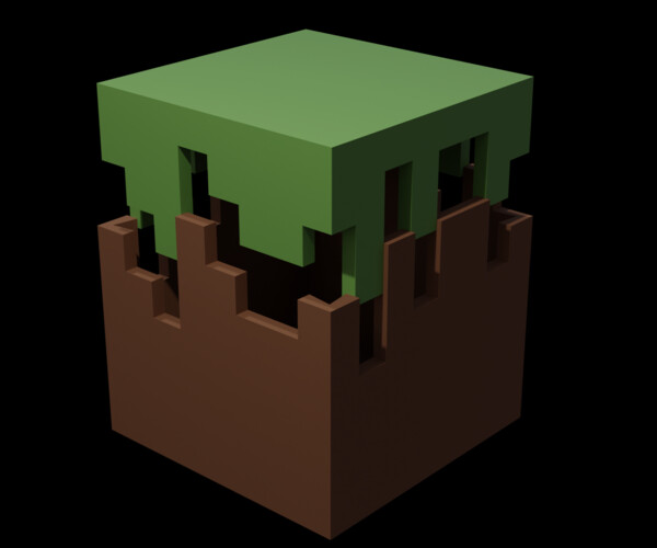 ArtStation - Minecraft Grass Storage | Game Assets