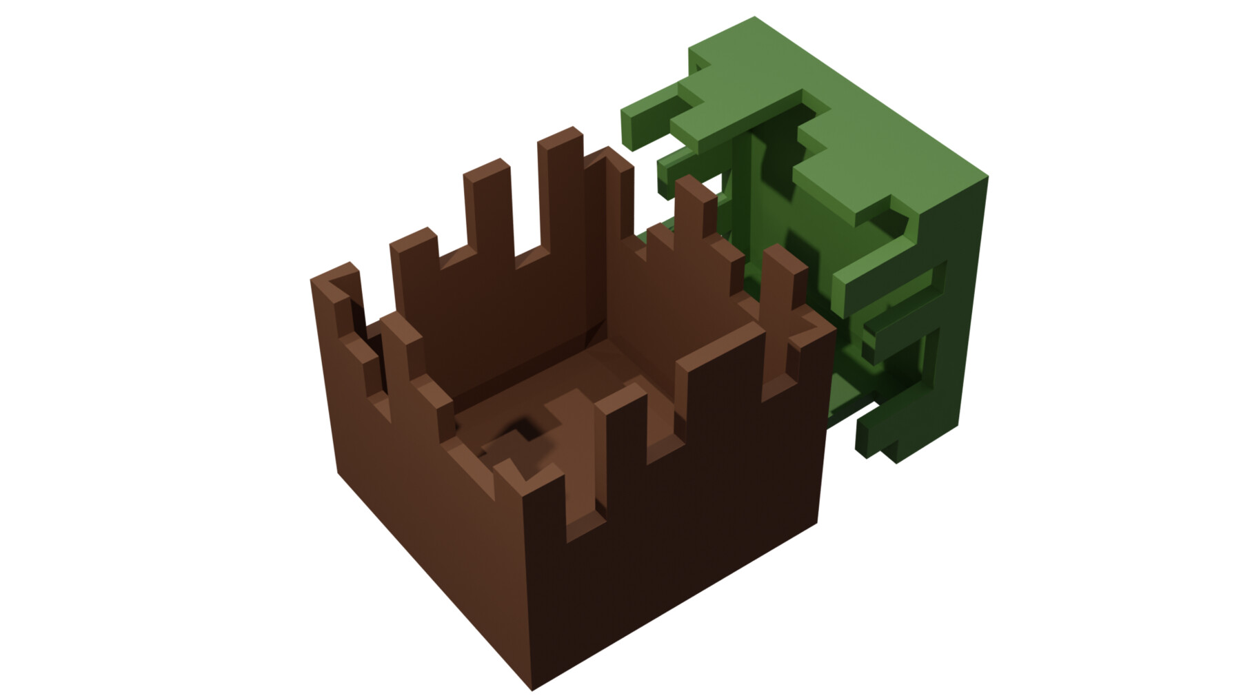 ArtStation - Minecraft Grass Block