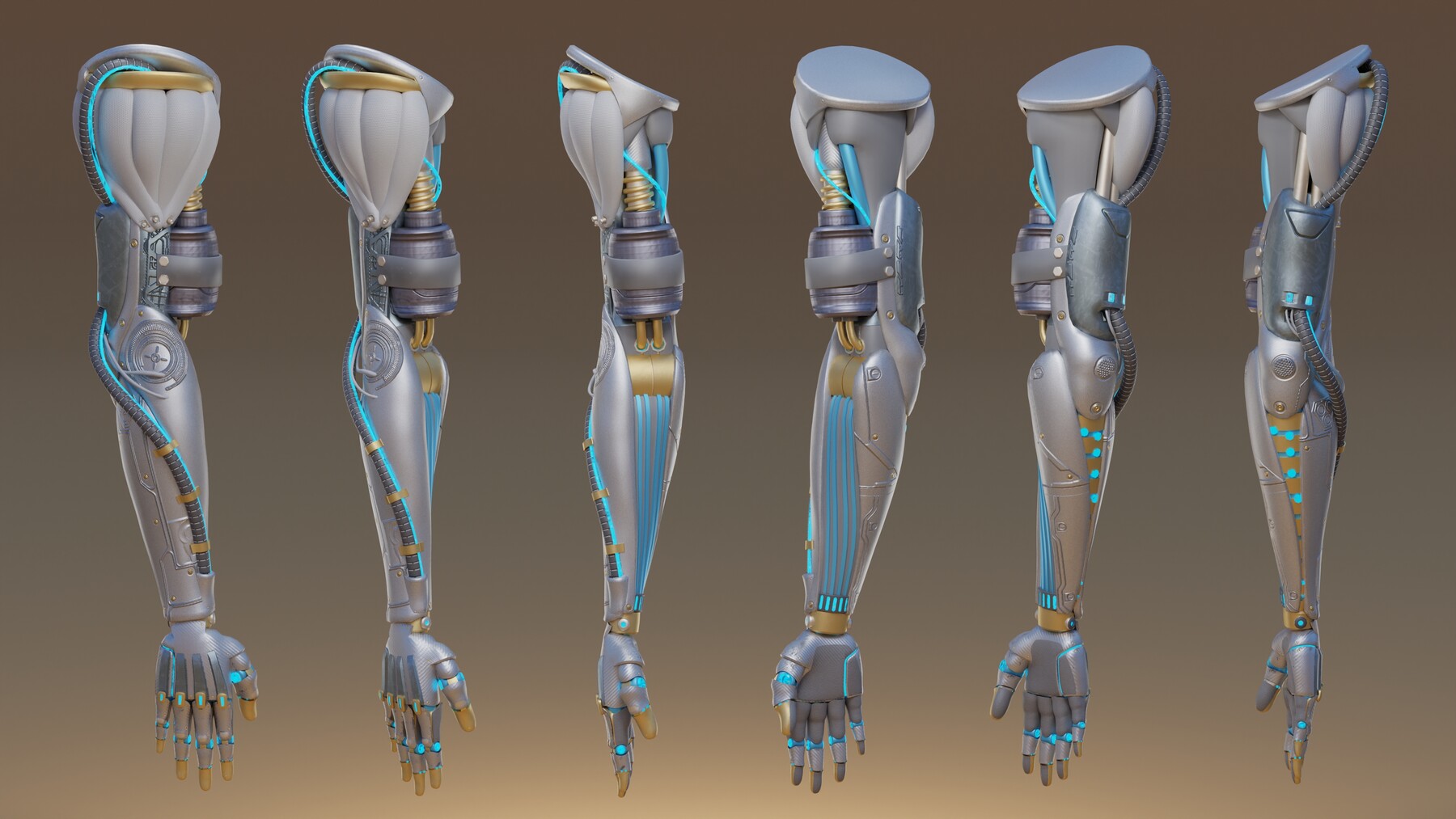 ArtStation - Robot Arm 3D | Game Assets