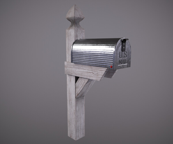 ArtStation Post box Game Assets