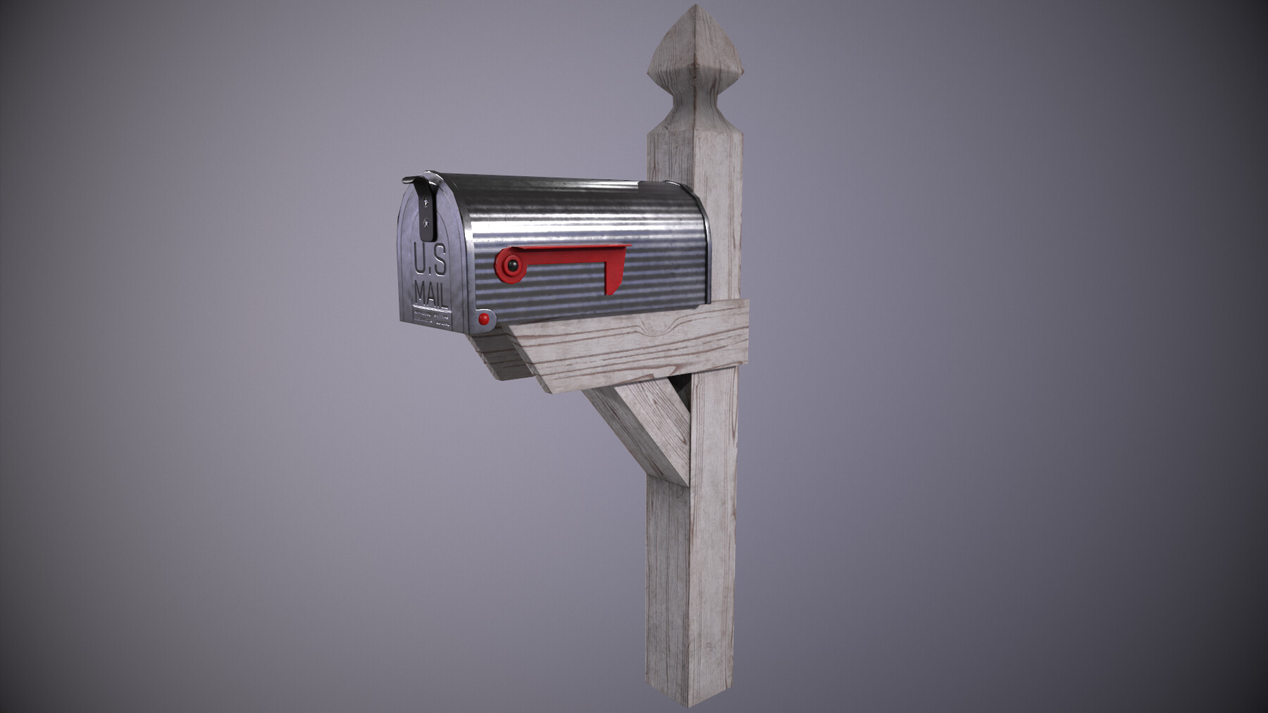 ArtStation Post box Game Assets