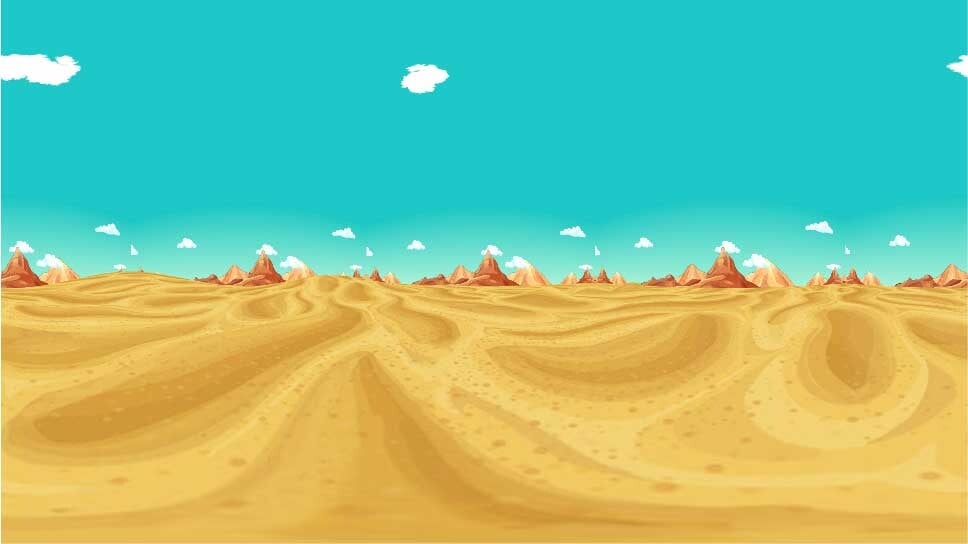 desert cartoon