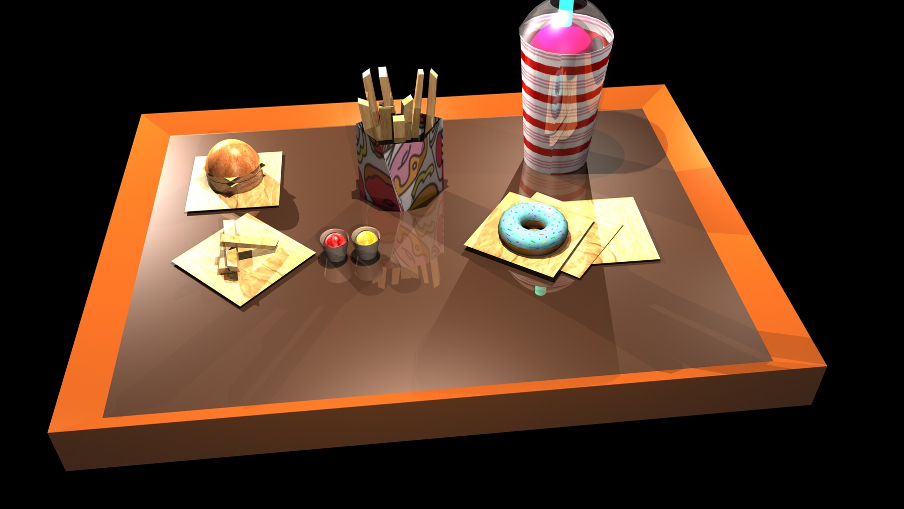 ArtStation - Fast Food Meal | Game Assets