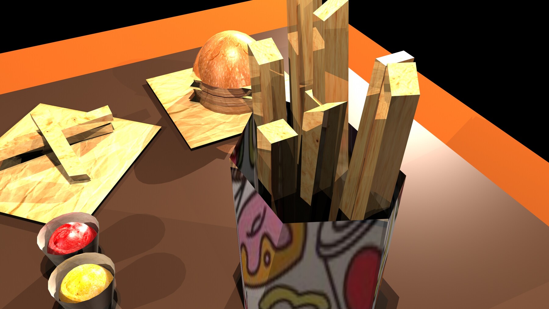 ArtStation - Fast Food Meal | Game Assets