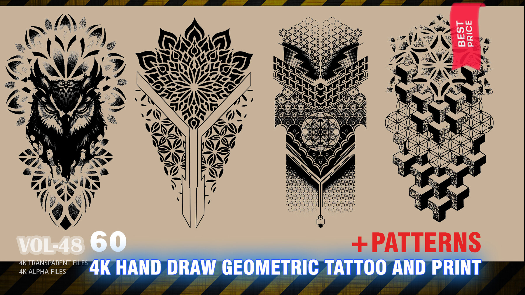40 Of The Best Geometric Tattoos For Men in 2023 | FashionBeans