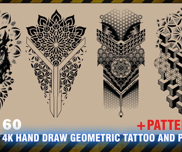 40 Geometric Hand Tattoos For Men - YouTube
