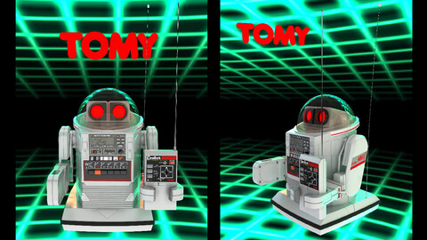 TOMY OMNİBOT MK2 - 3D Model