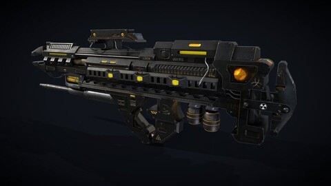 ArtStation - Sci-fi Gun | Game Assets