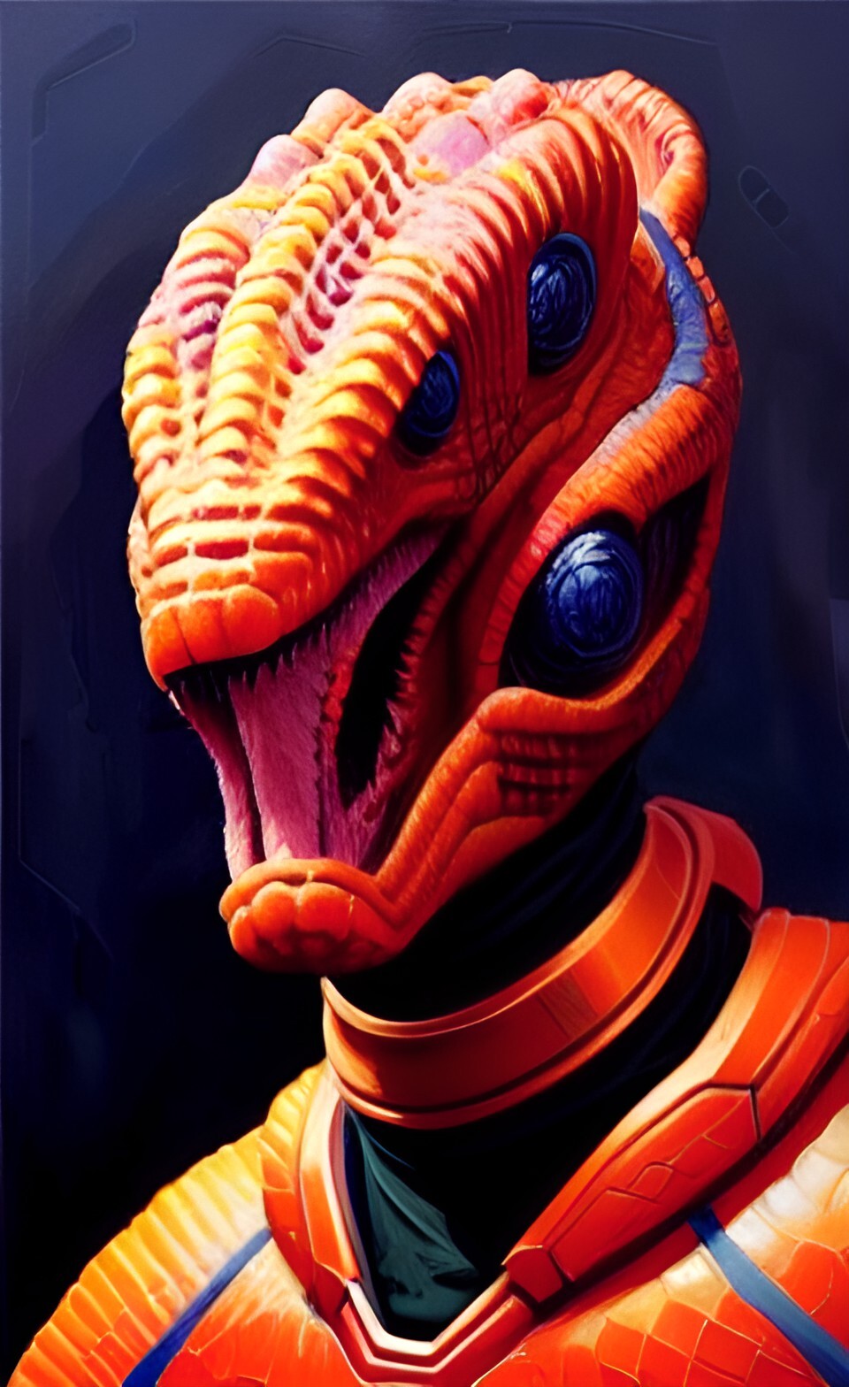 ArtStation - reptile alien in a space suit 7300 jpg pack wombo art