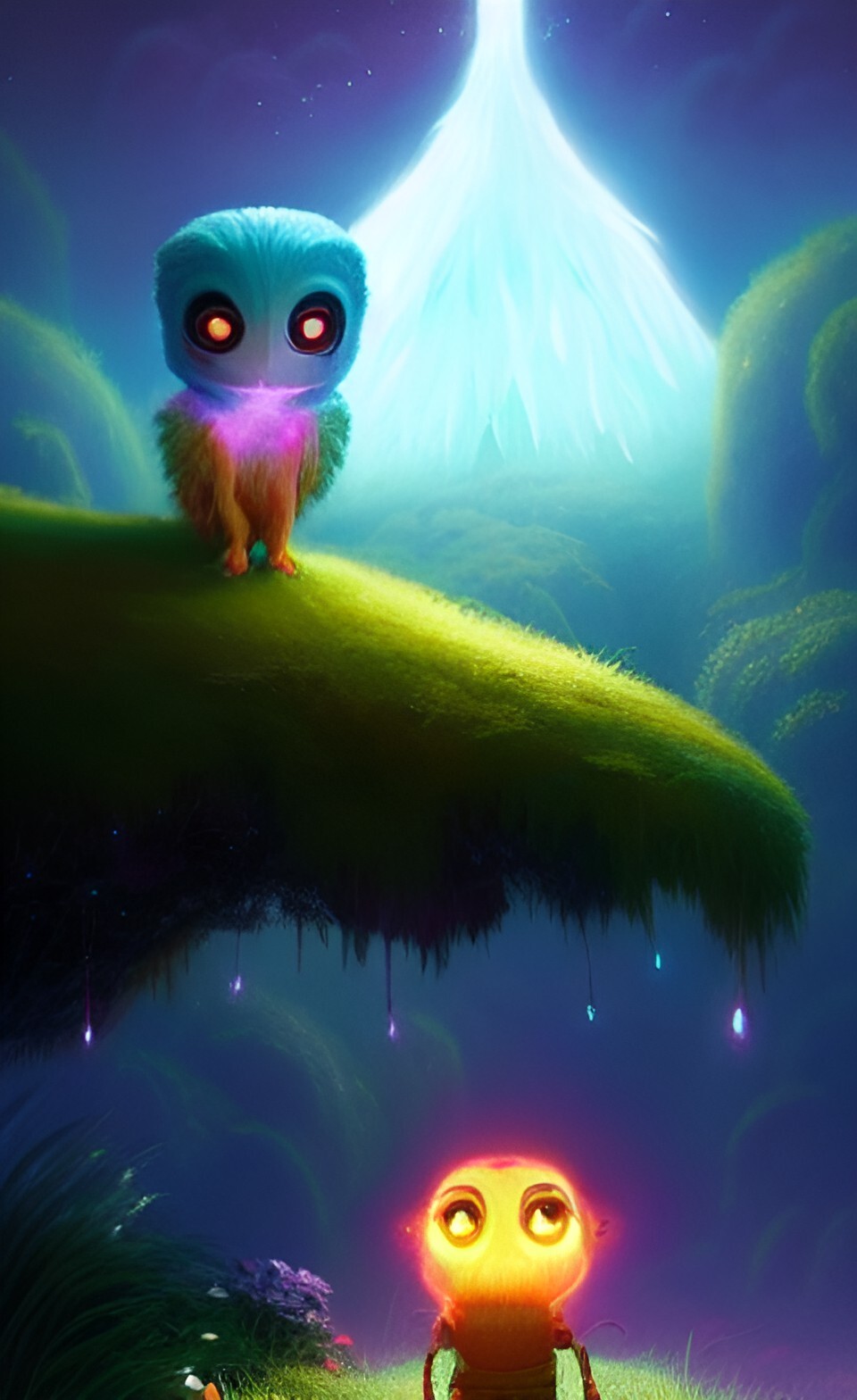 ArtStation - adorable glowing creature 12400 jpg pack wombo art | Artworks