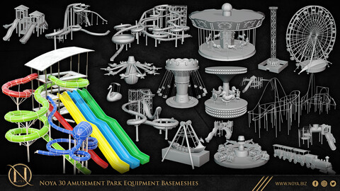 Noya 30 Amusement Park Equipment Basemeshes