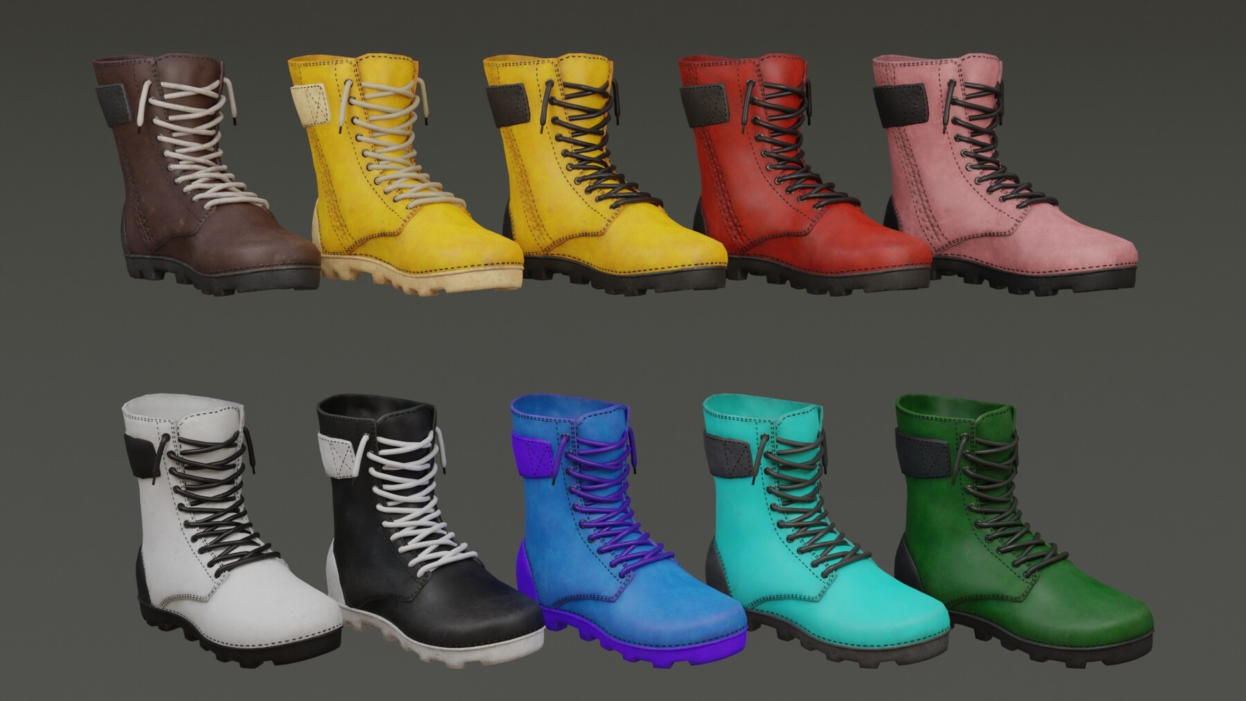 ArtStation - Leather Boots | Game Assets